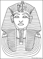 Search result: 'King Tut Coloring Page'