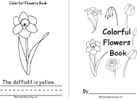 Colorful Flowersprintable Book