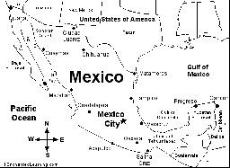 Mexico Map/Quiz Printout
